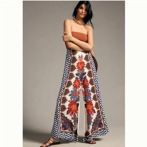 Farm Rio Anthropologie printed pant